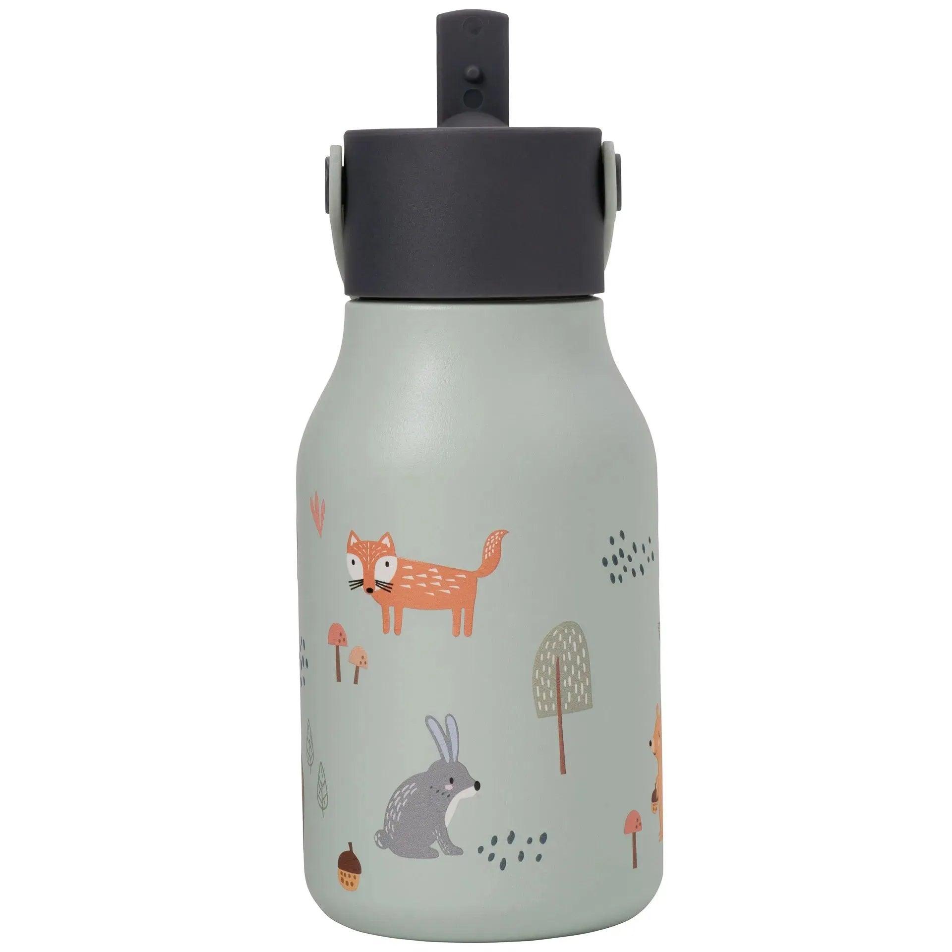 Kindertrinkflasche mit Strohhalm, 400 ml