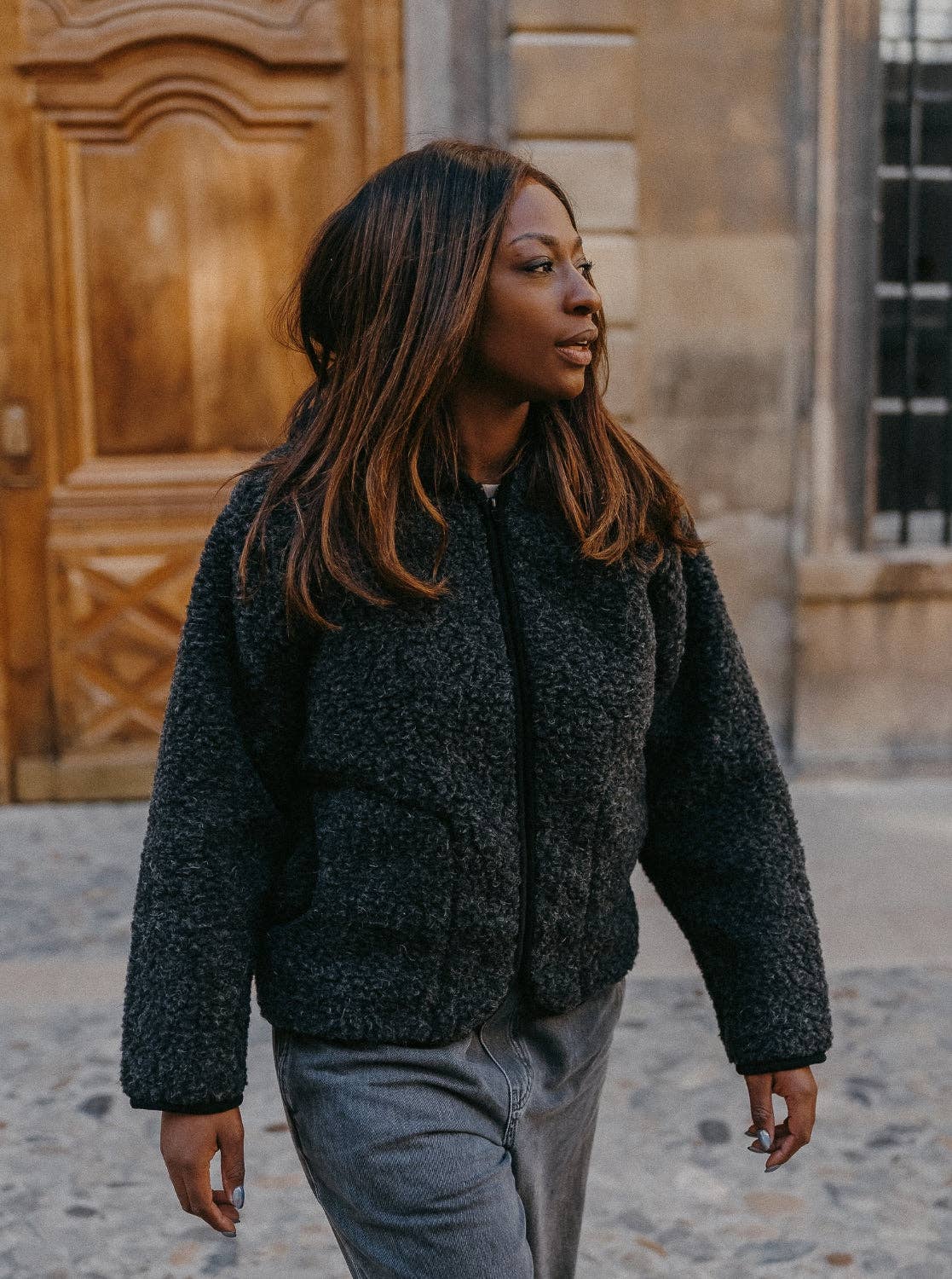 Veste en laine MIIJO Suzanne avec capuche