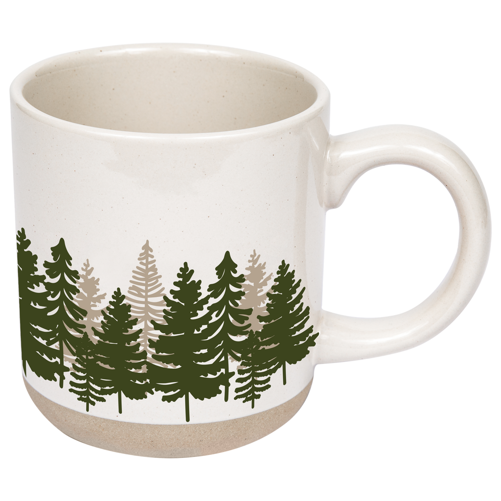 Forest Stoneware Coffee Mug