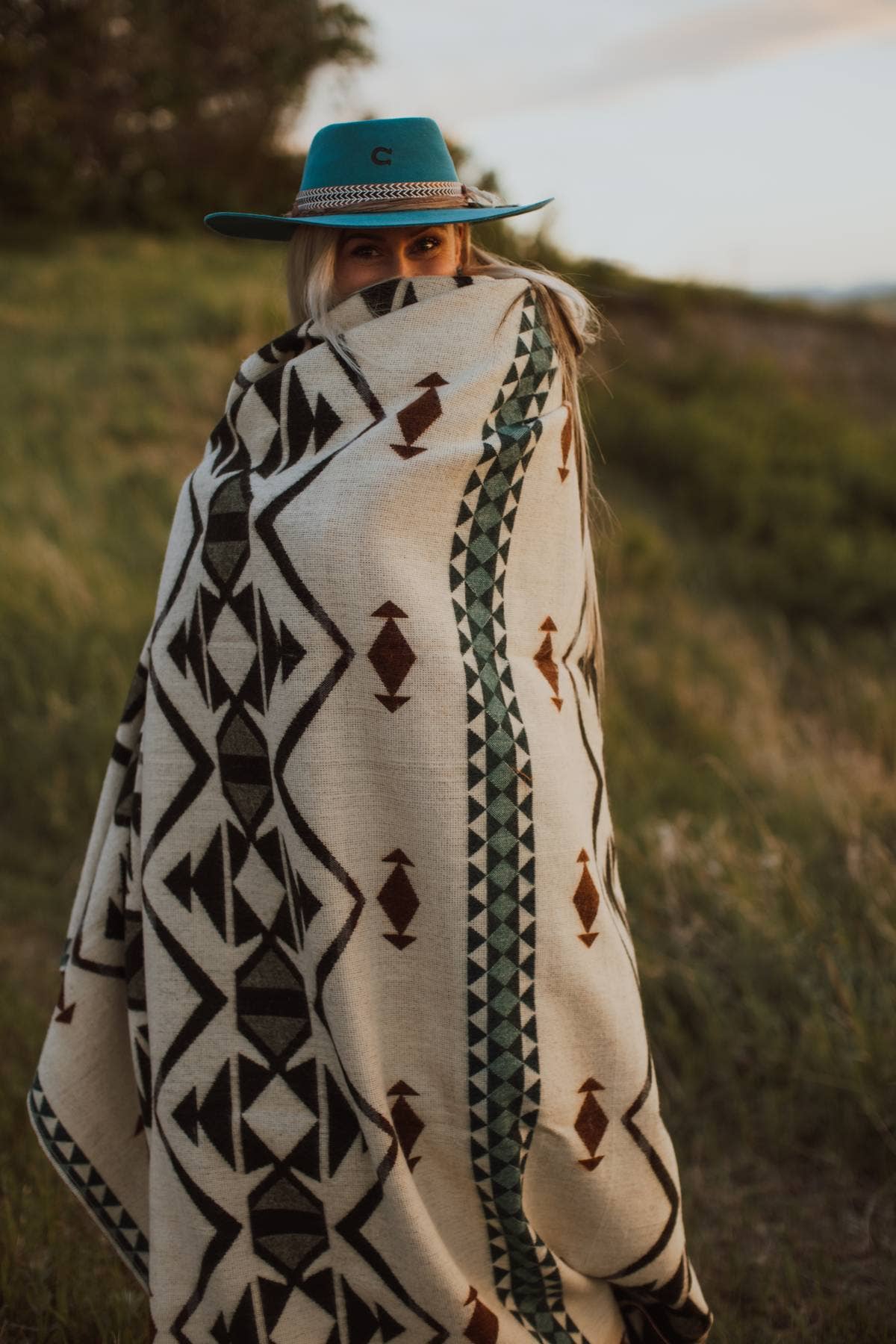Aztek Pines Alpaka Decke | Meraki Movement
