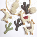 Llama & Cactus Felt Mobile