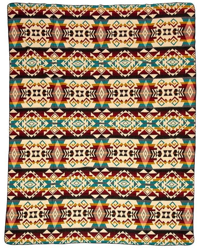 Alpaka Wolldecke XL Chimborazo Colormix