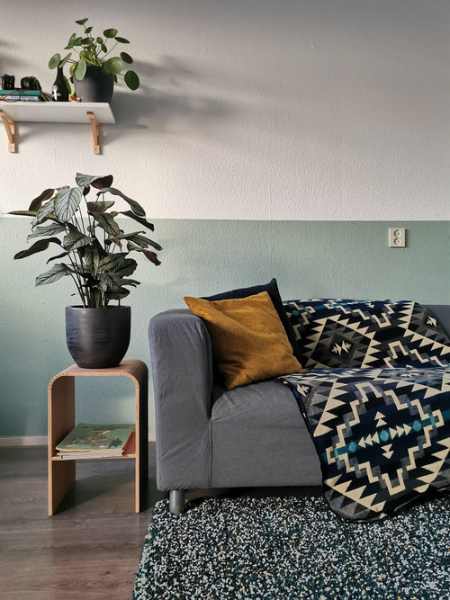 Alpaka Wolldecke XL Chimborazo Schwarz