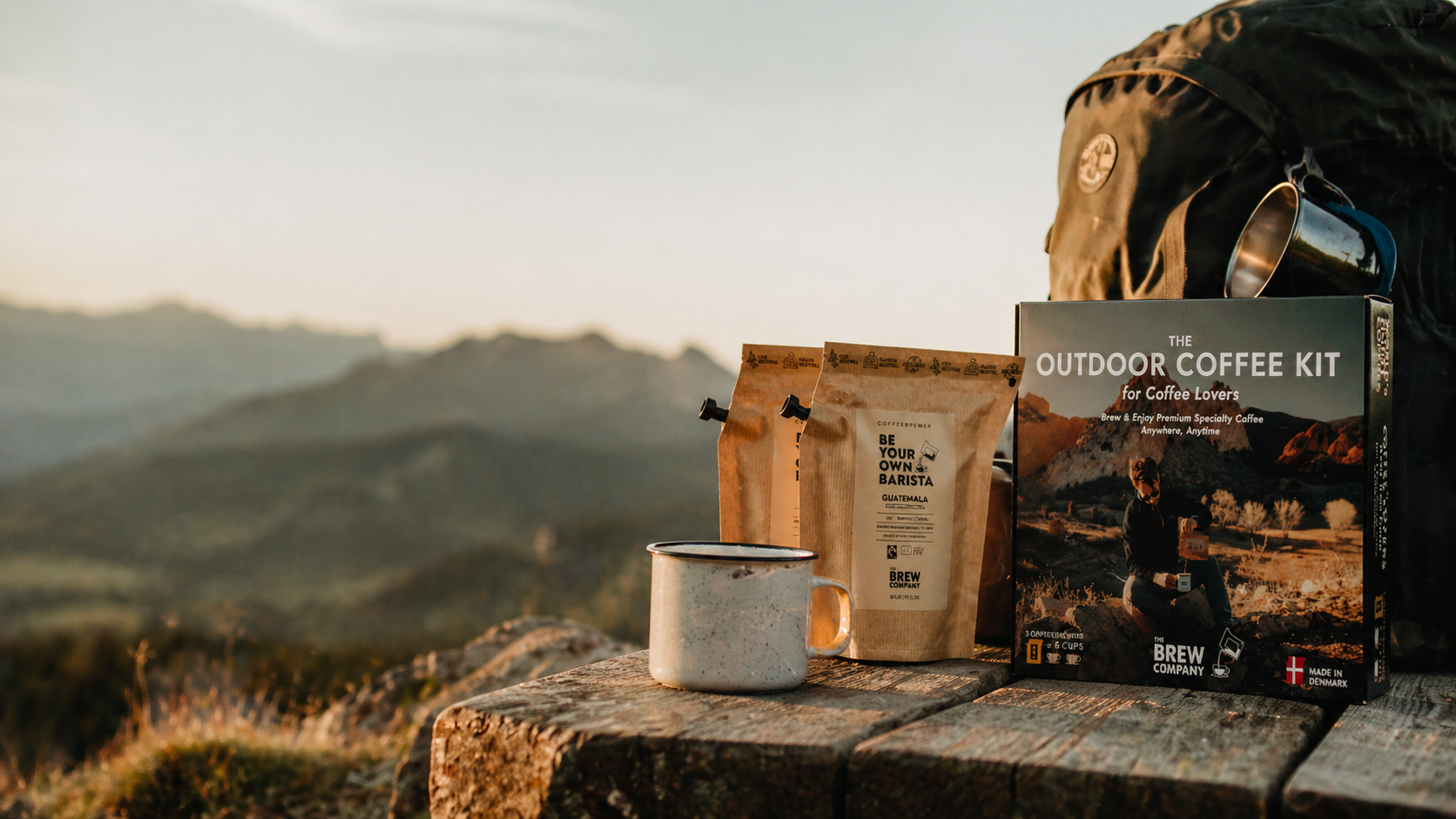 Coffeebrewer von The Brew Company für Outdoor und Reisen