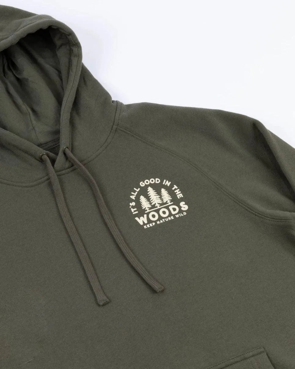 Hoodie "Im Wald ist alles gut" – Komfort trifft Naturverbundenheit - Northwood.ch