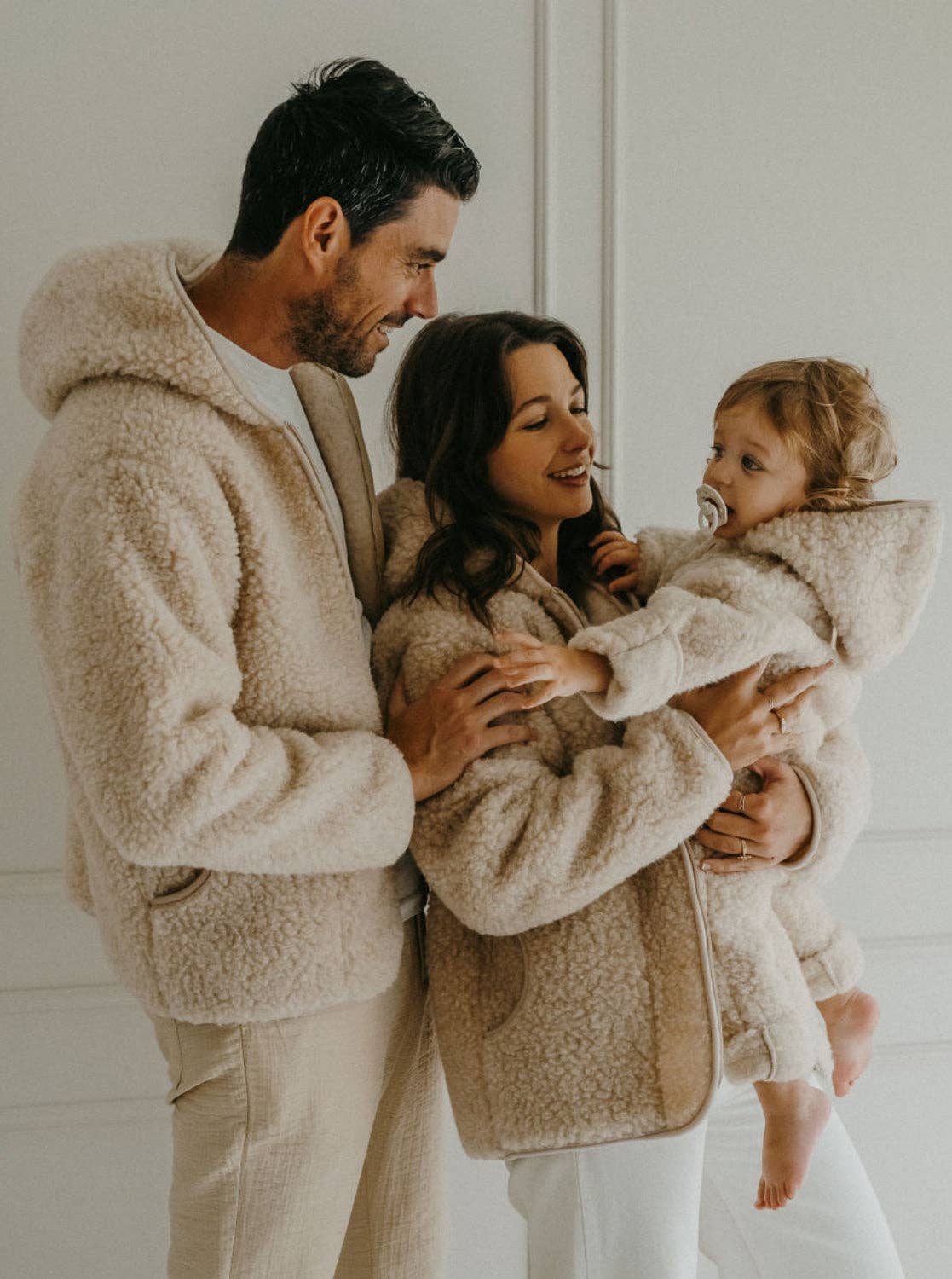 Jacke aus natürlicher Wolle