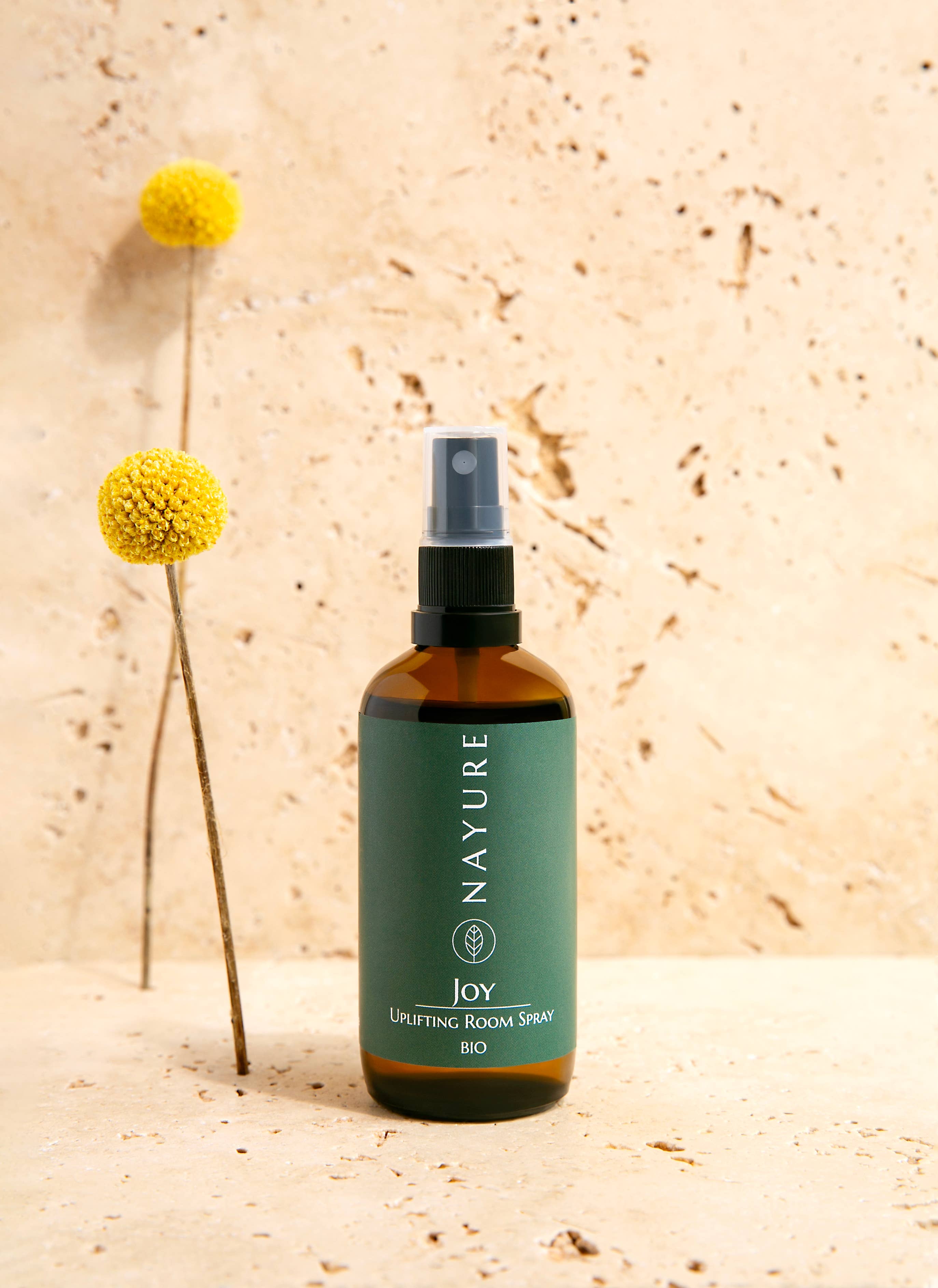 Nayure Joy Organic Room Spray – Fruity Citrus Scent with Orange & Lemon, 100 ml