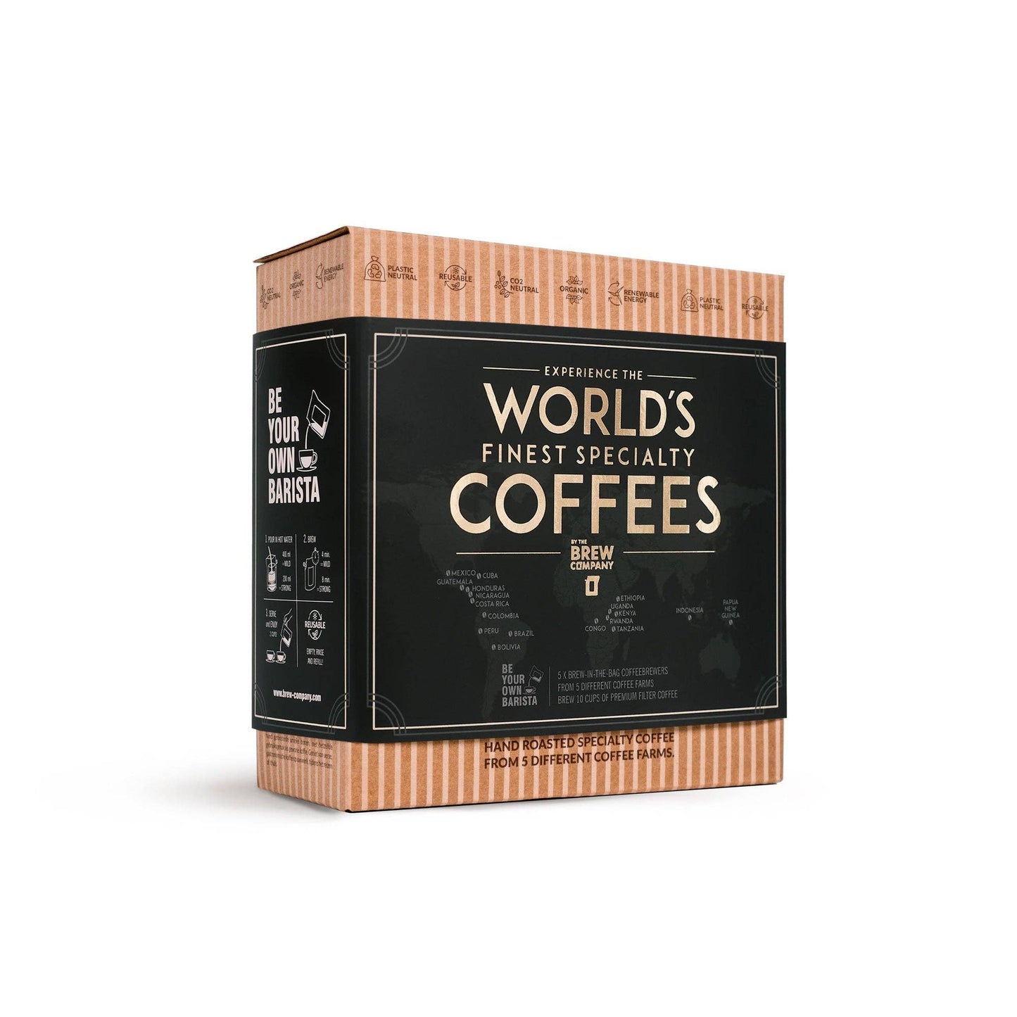 Coffret cadeau café exclusif pour les connaisseurs et les aventuriers - le cadeau parfait pour les amateurs de café !