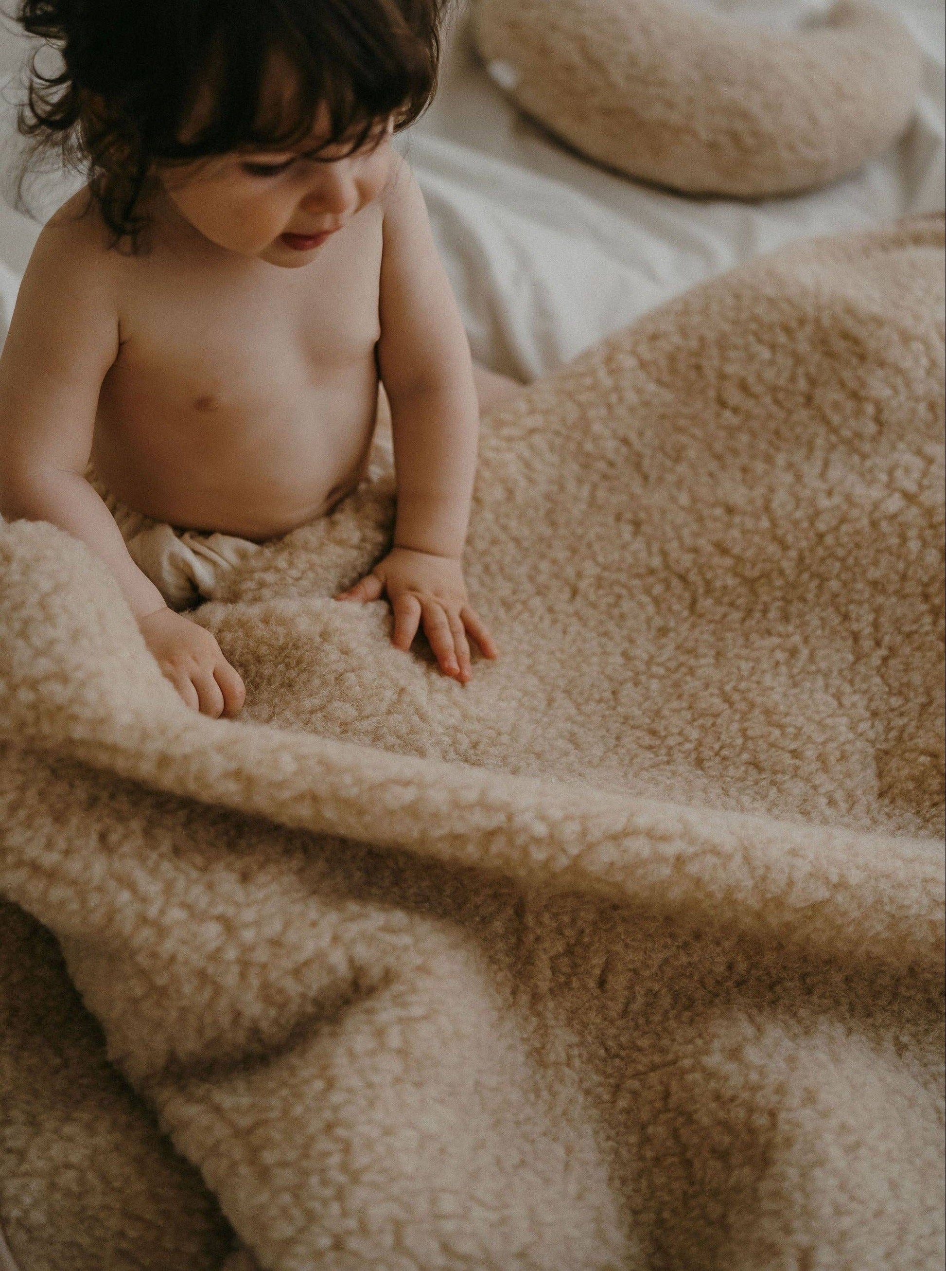 Baby blanket "Sierra" made of 100% wool | Mijo