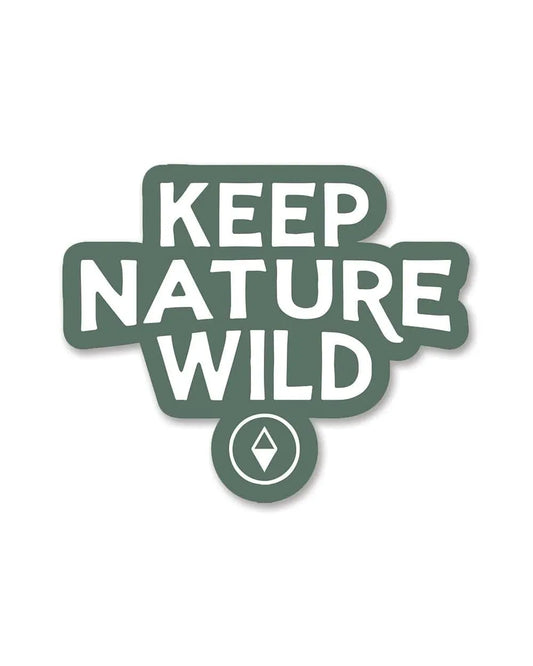 Hochwertiger Vinyl-Aufkleber "keep nature wild" – Langlebig & Vielseitig - Northwood.ch