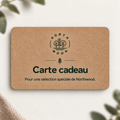 Carte cadeau Northwood – recto au style papier kraft